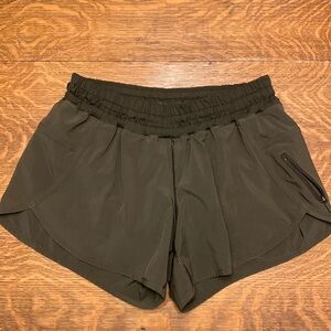 Lululemon Tracker Short IV Dark Olive Size 6